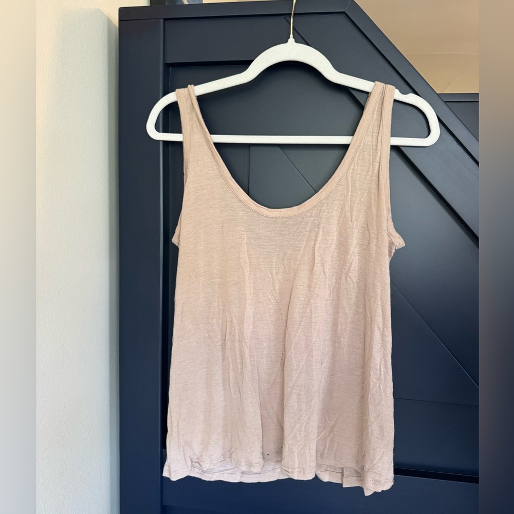 The Row Light Beige Thomason Tank Top - Picture 3 of 9